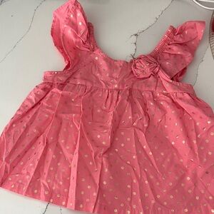 Penelope Mack Pink and Gold Kids Blouse